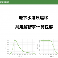 地下水污染解析解計(jì)算程序